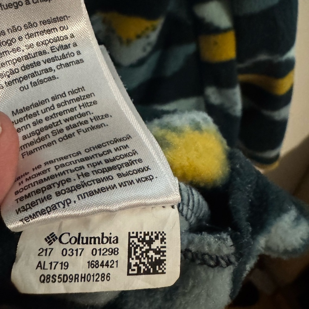 Columbia Women's Patterned Jacket - Black, Yellow, Blue - Picture 7 of 7